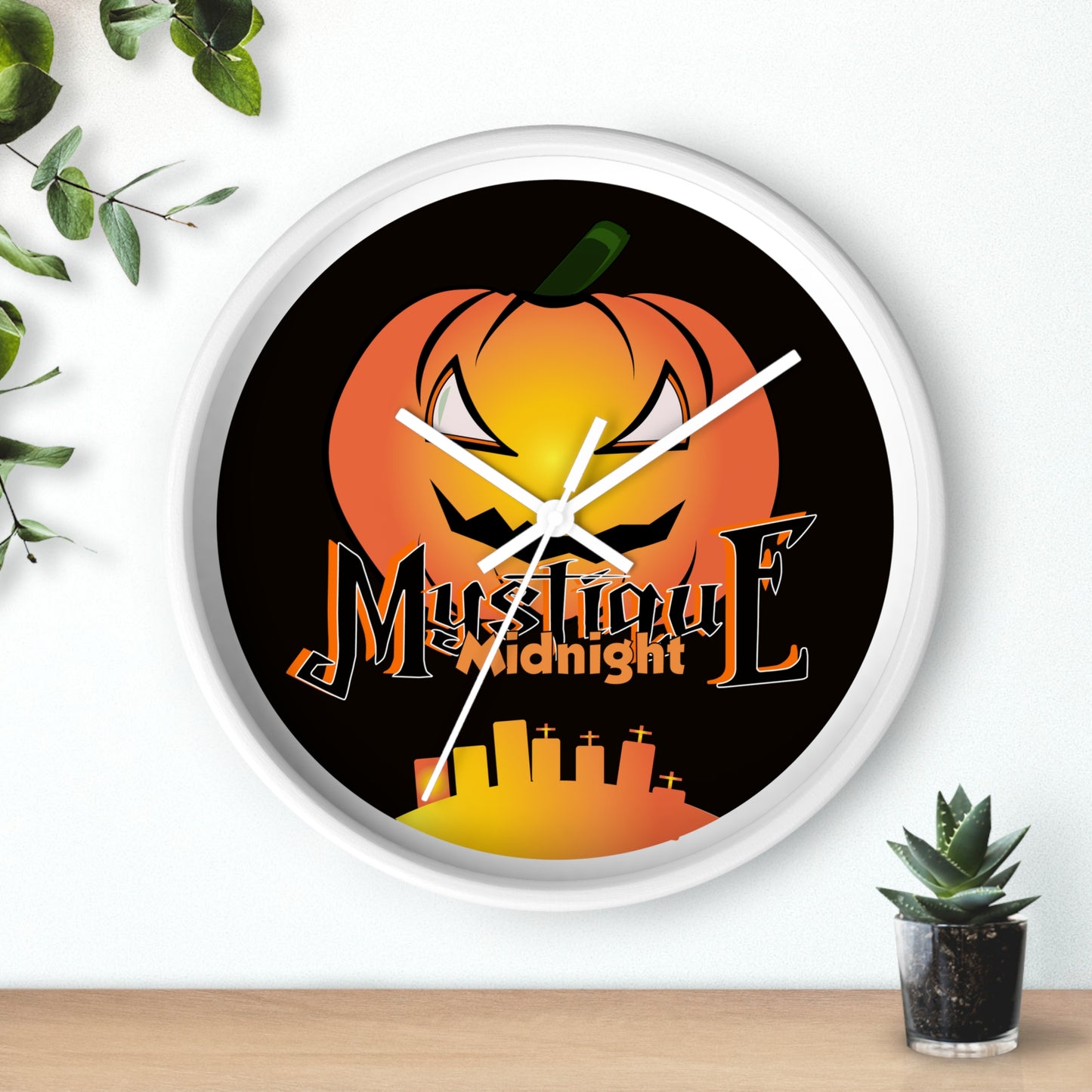 Mystique Midnight Wall Clock