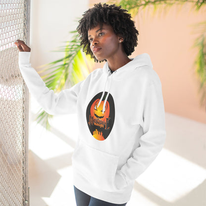 Mystique Midnight Three-Panel Fleece Hoodie Unisex