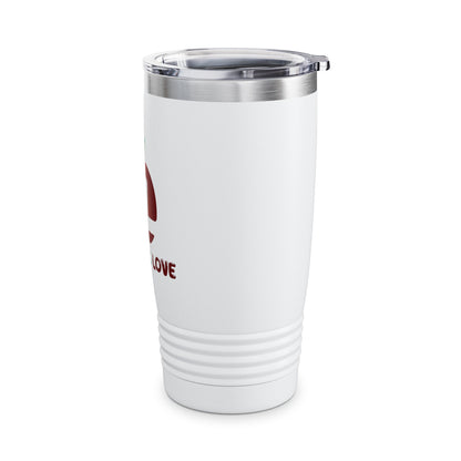 Celebrate Love: Endless Love Ringneck Tumbler for Valentine's