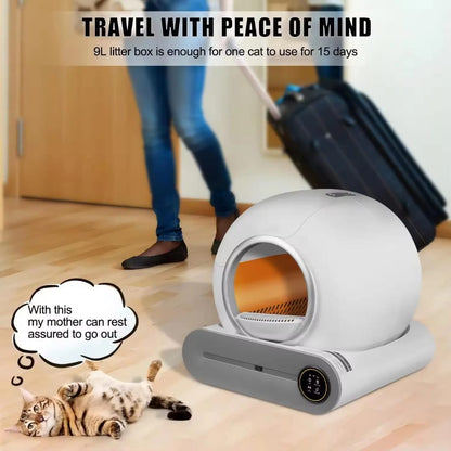 Smart Self-Cleaning Litter Box – Automatic Odor Control