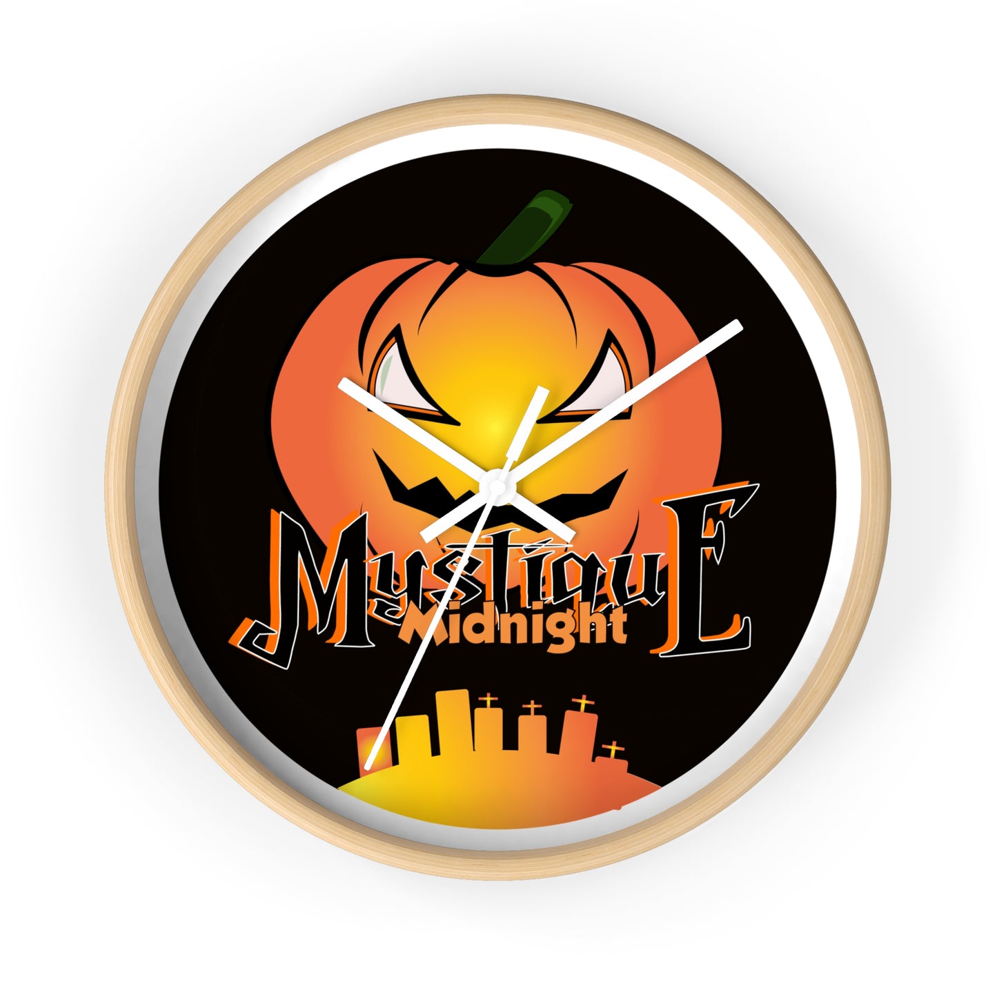 Mystique Midnight Wall Clock