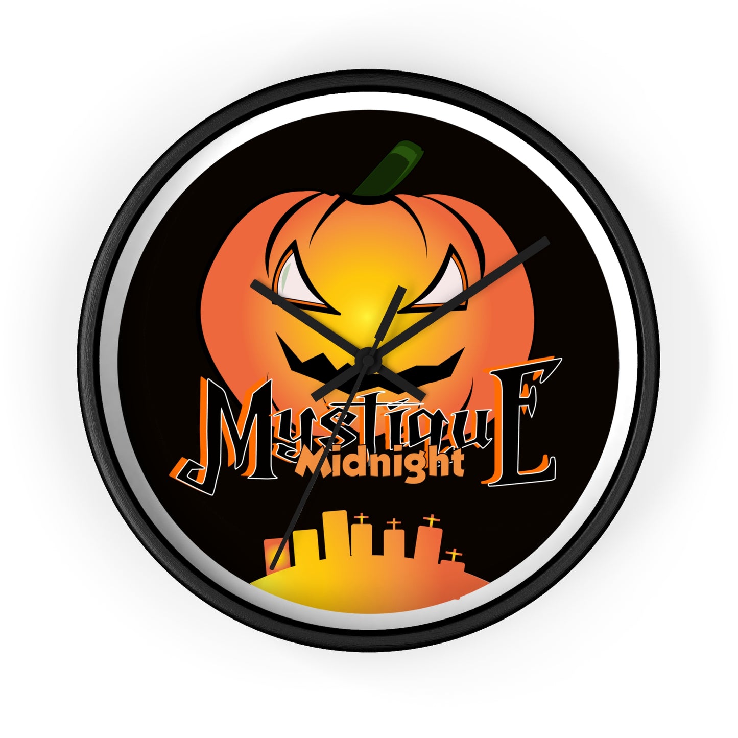 Mystique Midnight Wall Clock