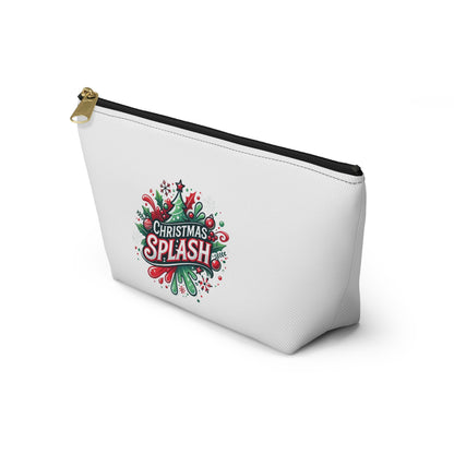 Christmas Splash T-Bottom Accessory Pouch