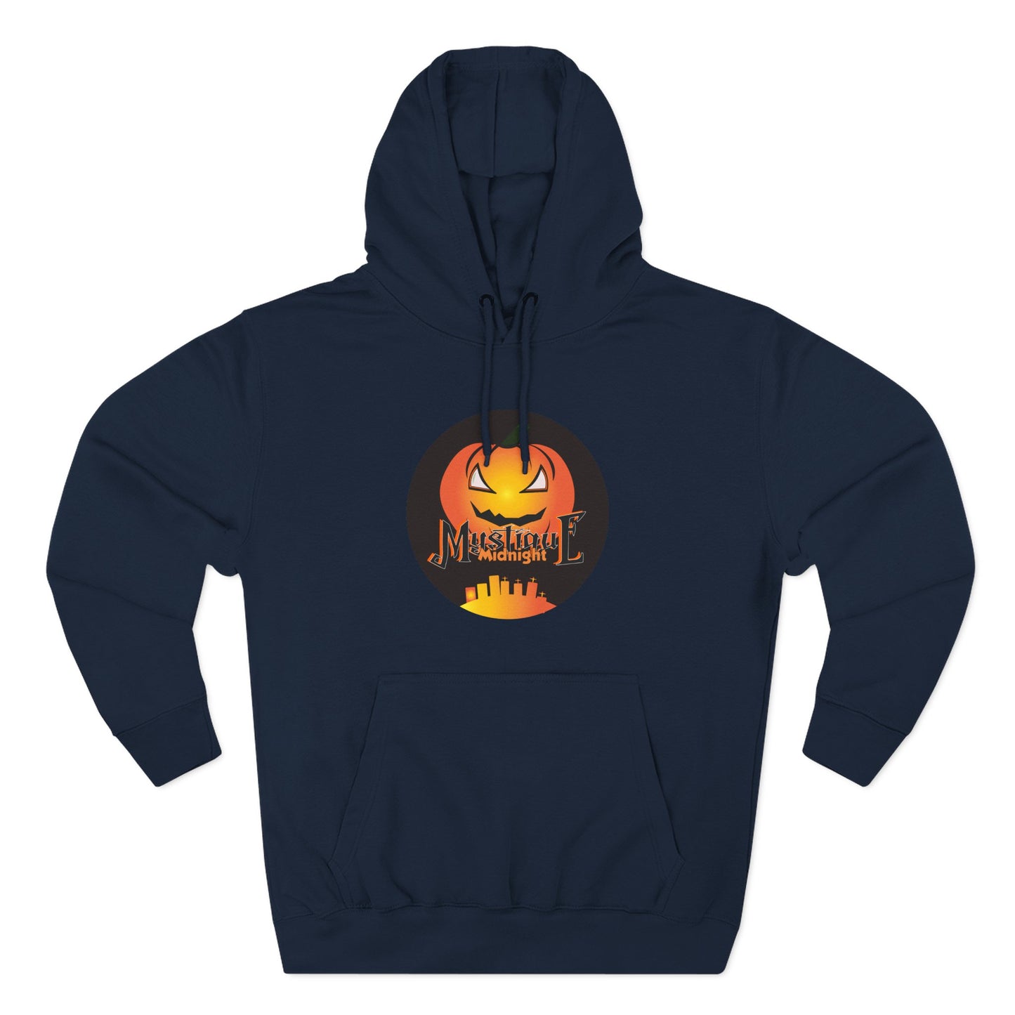 Mystique Midnight Three-Panel Fleece Hoodie Unisex