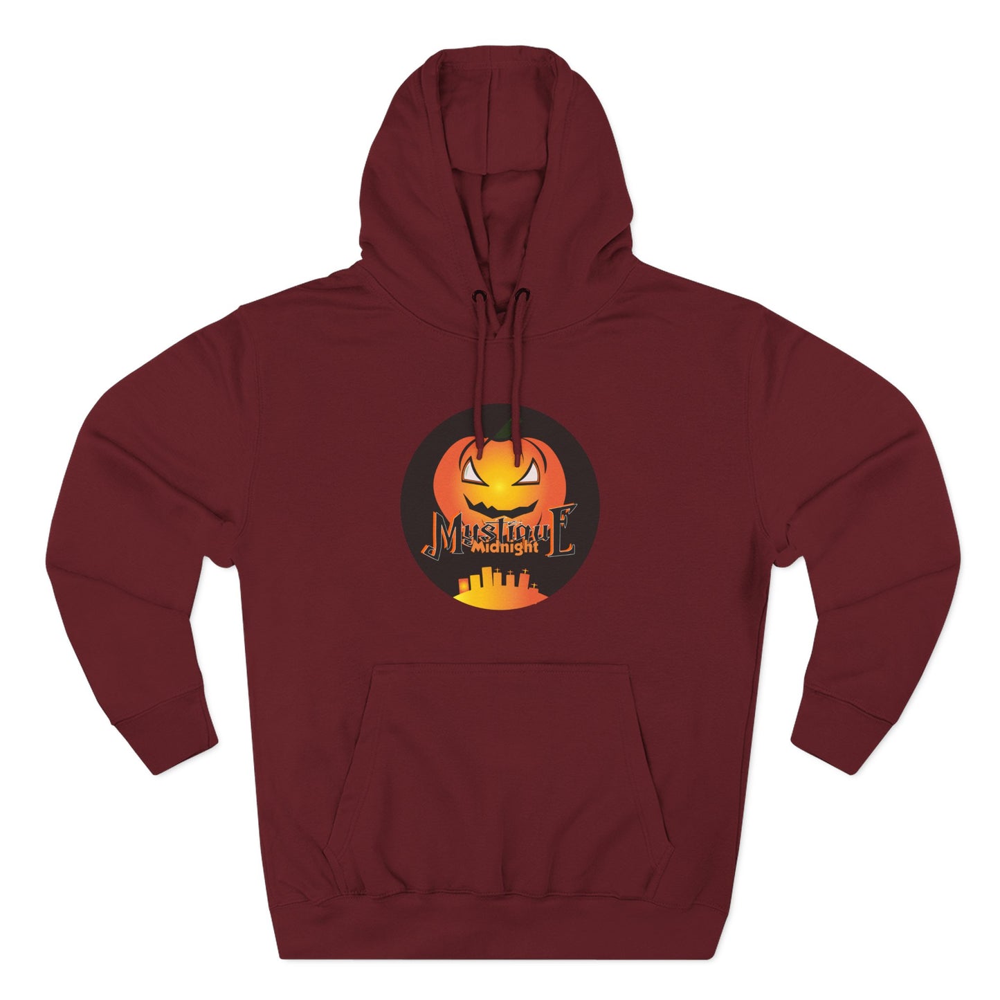 Mystique Midnight Three-Panel Fleece Hoodie Unisex