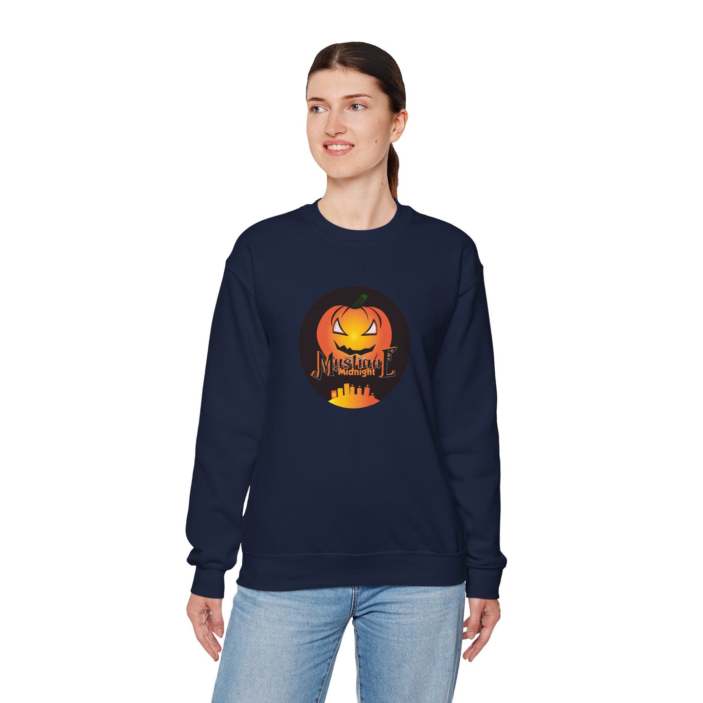 Mystique Midnight Unisex Heavy Blend™ Crewneck Sweatshirt