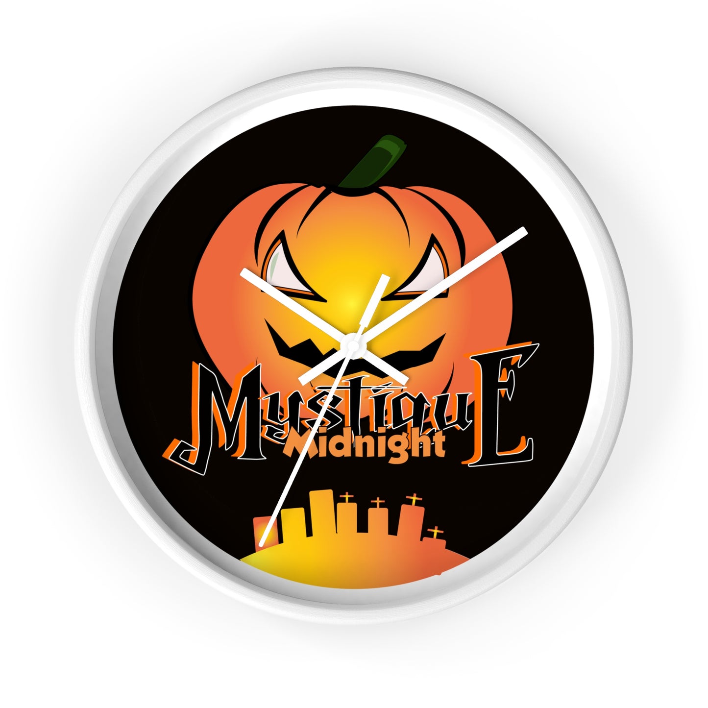 Mystique Midnight Wall Clock