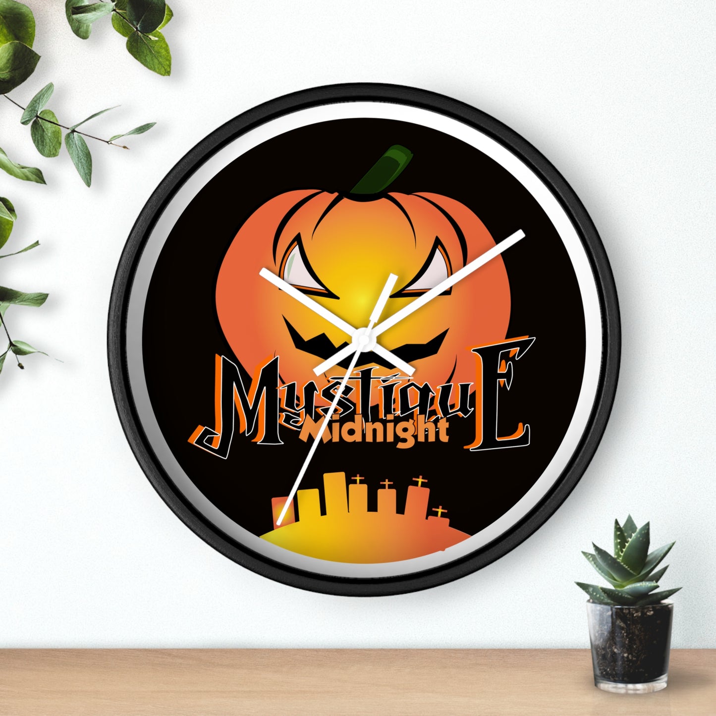Mystique Midnight Wall Clock