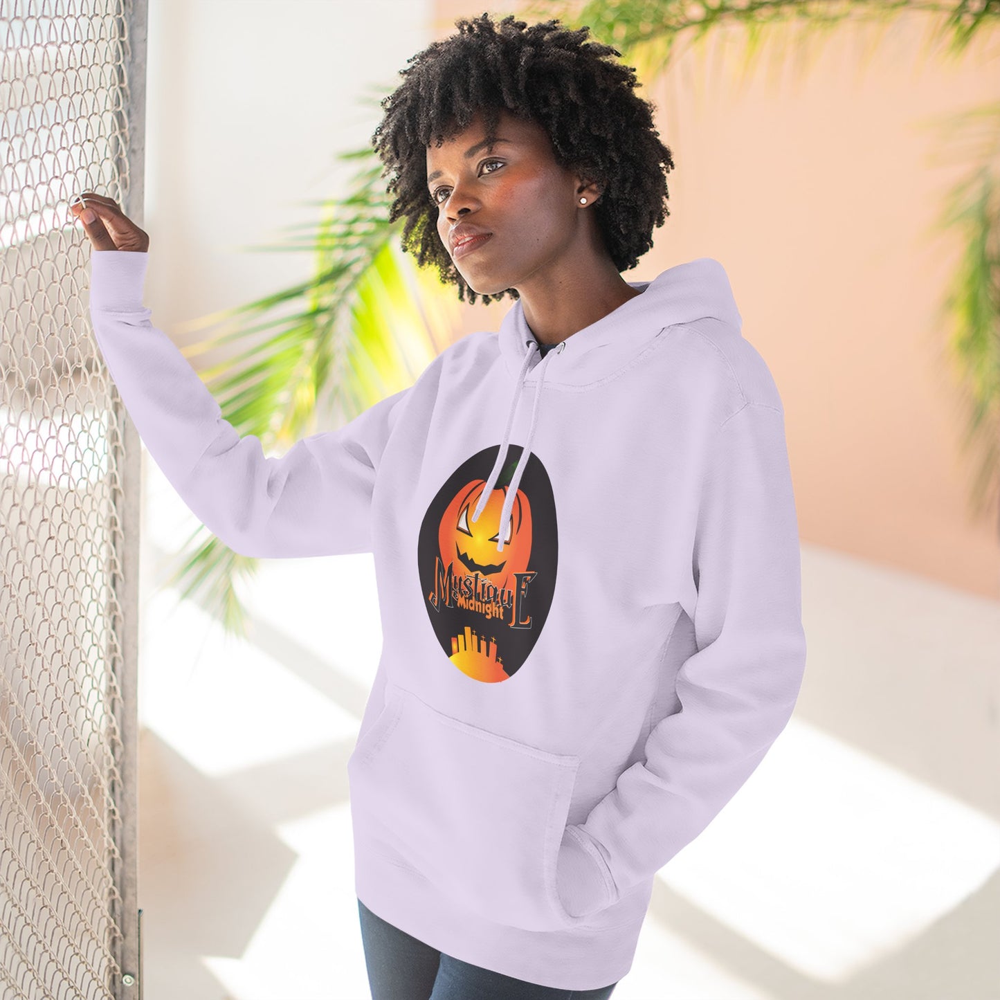 Mystique Midnight Three-Panel Fleece Hoodie Unisex