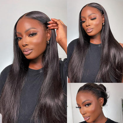 AOSUN HAIR Pre Plucked Wear Go 4x6 Lace Wig Pre Cut Glueless Wig