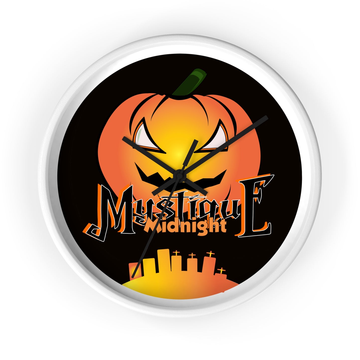 Mystique Midnight Wall Clock