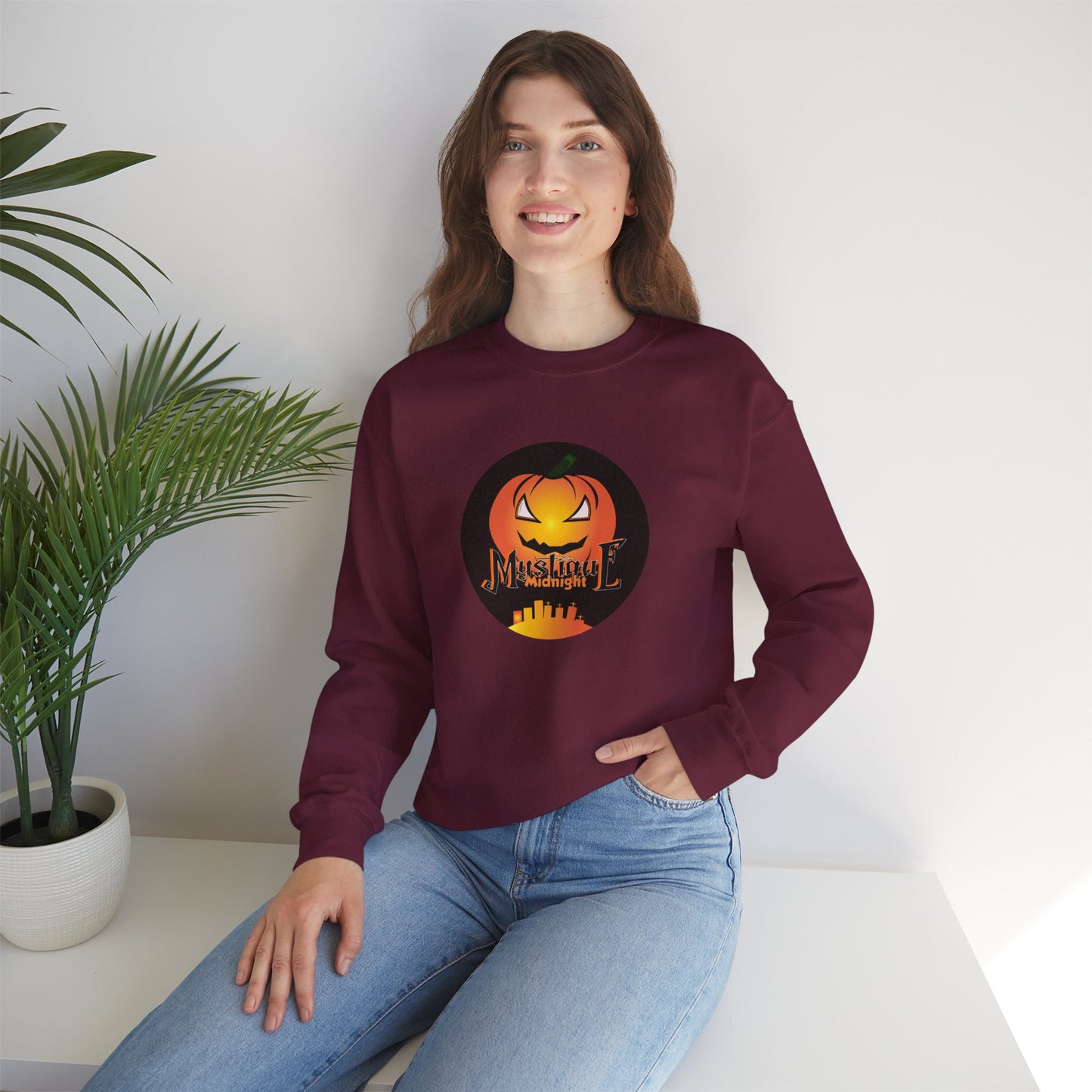 Mystique Midnight Unisex Heavy Blend™ Crewneck Sweatshirt