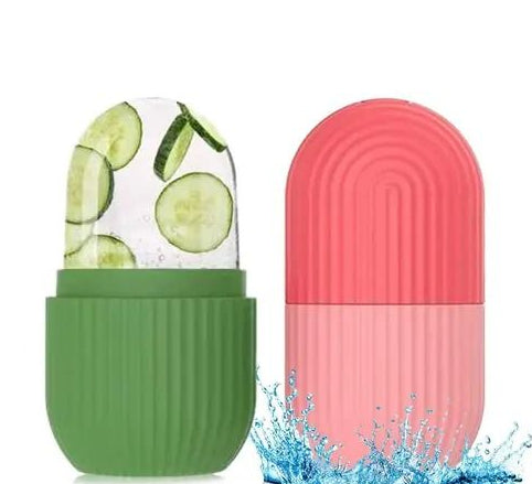 GlowChill Ice Face Roller – Cooling Facial Massager for Puffy Eyes & Skin Tightening