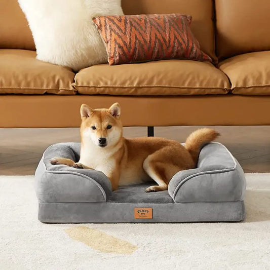Bedsure Orthopedic Dog Bed – Waterproof & Supportive Pet Sofa