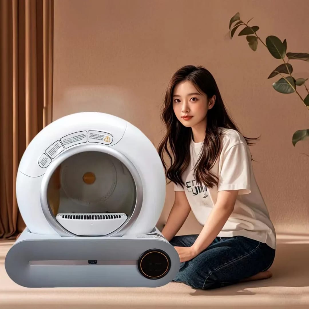 Smart Self-Cleaning Litter Box – Automatic Odor Control