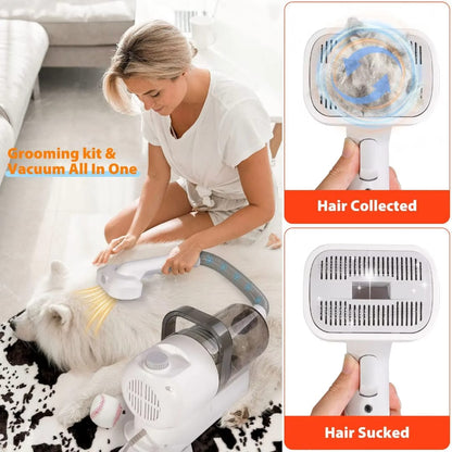 Pet Grooming Vacuum – Hair Cleaner for Dogs & Cats