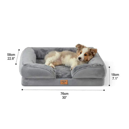 Bedsure Orthopedic Dog Bed – Waterproof & Supportive Pet Sofa