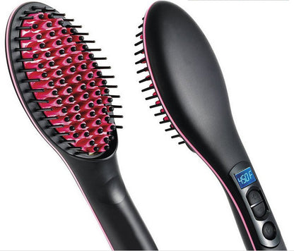 Electric Hair Straightening Brush – Fast Smooth & Frizz-Free Hair
